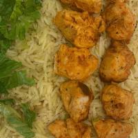 Chicken Tikka Over Rice Special · 