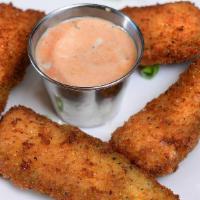 Bb'S Stuffed Jalapeños · Breaded spicy jalapeños stuffed with blend of melted cheeses.