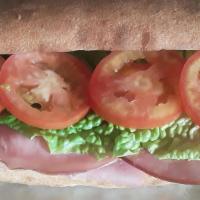 Ham And Cheese Sub · Ham and Provolone cheese with lettuce, tomato, and mayo