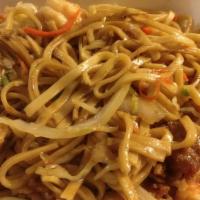 House Lo Mein · Chicken, beef, and shrimp.