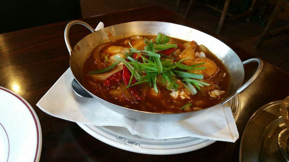Szechuan Spicy Fish · Hot and spicy.