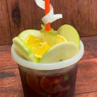 House Sangria · 32 oz cup of refreshing and tasty house sangria mix recipe.