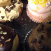 Four Pack Box · You select 4 gourmet cupcakes from our delicious selection.