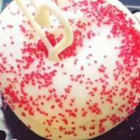 Scarlett'S Red Velvet · Rich scarlet red chocolate cake filled with creamy vanilla topped with our classic cream che...