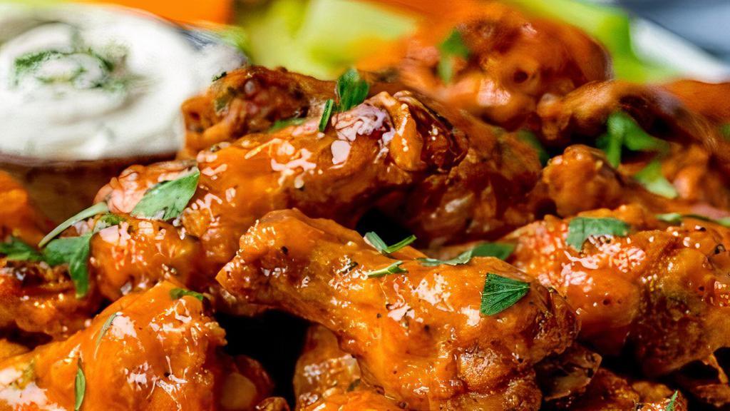  Signature Barbeque Wings · Best quality wings with barbeque sauce with side of fries