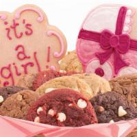 W246. Sweet Baby Girl Basket · Two specialty cookies along with your choice of cookie tray. Sugar and spice and everything ...