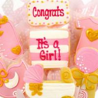 It’S A Girl Cookie Bouquet · The perfect baby shower gift is a delivery of our new It’s a Girl cookie bouquet. The new pa...