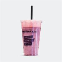 Berry Blast Shake · Organic unsweetened acai, vanilla whey, apple juice, blueberries, strawberry, banana. Topped...