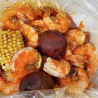 Shrimp (No Heads) (1/2 Lb)无头虾半磅Camarones (1/2Lb) · come with 1 corns&2 potato.