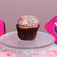 Birthday Cake · Vanilla Cake Buttercream Dipped in Birthday Sprinkles.