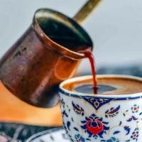 Turkish Coffee  · Domaca kafa sugar creamer on the side