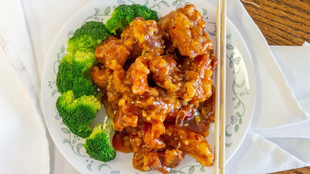 General Tso'S Chicken · All served with pork fried and pork egg roll