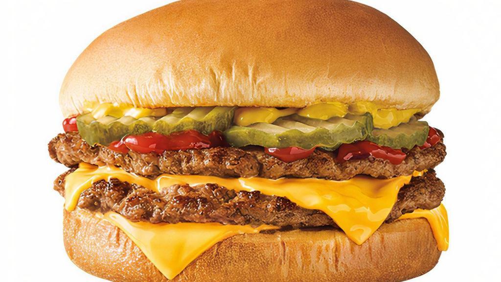 Quarter Pound Double Cheeseburger via Sonic DriveIn