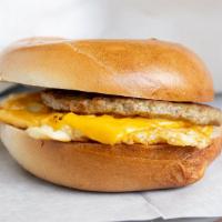 Sausage Egg & Cheese Sandwich · Fresh sausage, egg, and cheese on your choice of bread