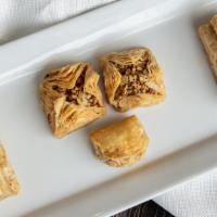 Baklava · Traditional dessert made with filo pastry, nuts, and honey