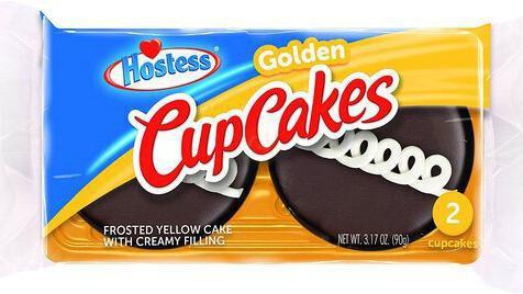 Hostess Golden Cup Cakes · 3.17 Oz