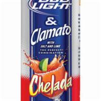 Bud Light & Clamato Chelada Beer Can · 25 Oz