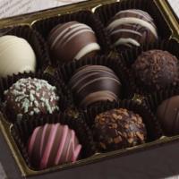 Truffles Assortment Gift Box (9 Pc) · Each gift box of Chocolate Storybook’s chocolate truffles features rich, smooth chocolate ce...