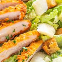 Crispy Chicken Salad · lettuce, tomatos, onion, cucumber, green paper, crispy chicken