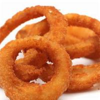 Onion Rings · Crispy golden onion rings.
