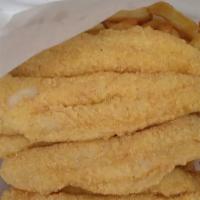 Cat Fillet Or Tilapia  (3)  · With fries and pop.
