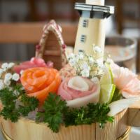 Sashimi A · Chef's choice of nine pieces of assorted sashimi.