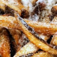 Truffle Parmesan Fries · Fresh Hand-Cut Fries Tossed in Authentic Truffle Oil and Sprinkled with Parmesan Cheese. 100...