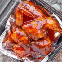 12 Smoked  Wing Dinner  · 2 SIDES