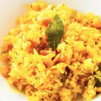 Lemon Rice · Fresh lemon juice tempered with cumin, mustered, and red chili.