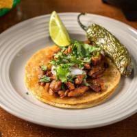 Pork (Pastor) Taco · American Style: Lettuce & Tomato or Mexican Style: Onion & Cilantro.  Add extra toppings and...