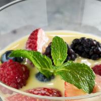 Fresh Berries With Cream · A celebration of natural flavors, simple and simply sensational.