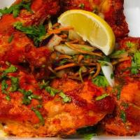 Tandoori Chicken Full · chicken marinated in yoghurt garlic ginger lemon juice and spice cooked in clay oven