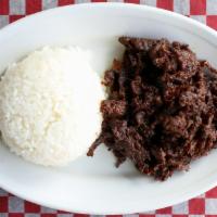 Kids Korean Bbq Beef Short Rib · with steamed rice (contains sesame)