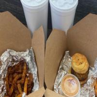Meal Deal - For Two · Select two sliders, two sides, and two beverages for one low price! Upgrades are available a...