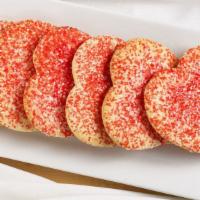 Xl Sprinkle Sugar Cookie · A simple, sprinkle sugar cookie that's even bigger in person! In the shape of a heart just f...