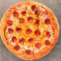 Meat Lovers · Pepperoni, sausage, beef, Ex. Cheese