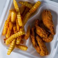 Chicken Tenders (5 Pieces) · Includes 5 juicy all white meat tenders and choice of sauce