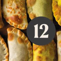 Combo 12: Nuchas Sampler · 2 Ground Beef  +  2 Chipotle Chicken  + 2 Italian Sausage + 2 Portobello, Spinach & Mozz  + ...