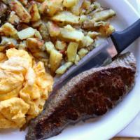 Steak And Eggs · 7 oz coulotte steak, served with two eggs