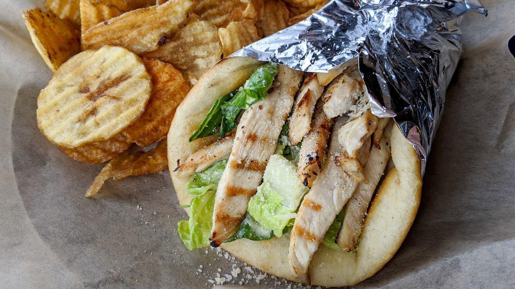 Chicken Caesar Wrap · Diced chicken breast tossed together with our traditional Caesar salad
