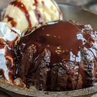 Chocolate Molten Cake · A warm, moist dark chocolate cake filled with a dark chocolate truffle explosion!