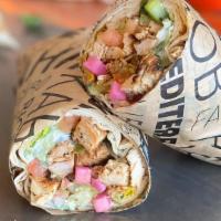 Chicken Shawarma Wrap · Chicken marinated to perfection then charbroiled. Halal.