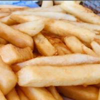 French Fries · An all American favorite. Crisp French fries served with ketchup.