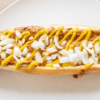 Foot Long Coney Style Combo With Fries & Pop · 