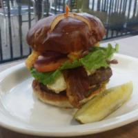 John'S Special Burger Combo · Double meat, double egg, double bacon, with jalapeño peppers, lettuce, tomatoes, onions, a p...