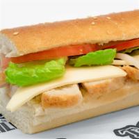Turkey Breast & Cheese Sub · Served cold or grilled with succulent 98% fat-free turkey with mayonnaise. oinons,lettuce,to...