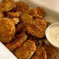 Fried Pickles · Hand battered kosher dill pickle chips seasoned to perfection with our handcrafted spices an...