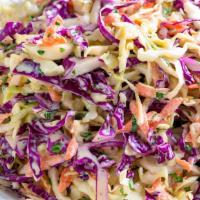Smokeheads Memphis-Style Coleslaw · Made in the traditional Southern style with freshly shredded green and red cabbage, carrots ...