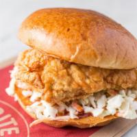 The Southern Original · Chicken, pickle, housemade BBQ sauce & cole slaw.