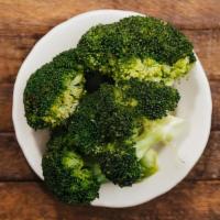 Fresh Broccoli · Steamed, seasoned broth and choice of cheese sauce.